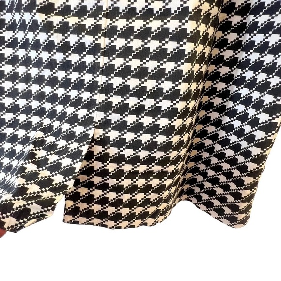 Reitmans Women's Skirt 15 Black White Herringbone - Picture 6 of 13